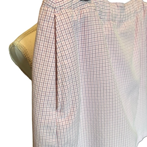 Greg Norman Skort Play Dry Moisture Wicking Pink Gingham Size 10 - Picture 11 of 13